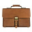 Кожаный портфель Soffranco brown (арт. 2025-31)